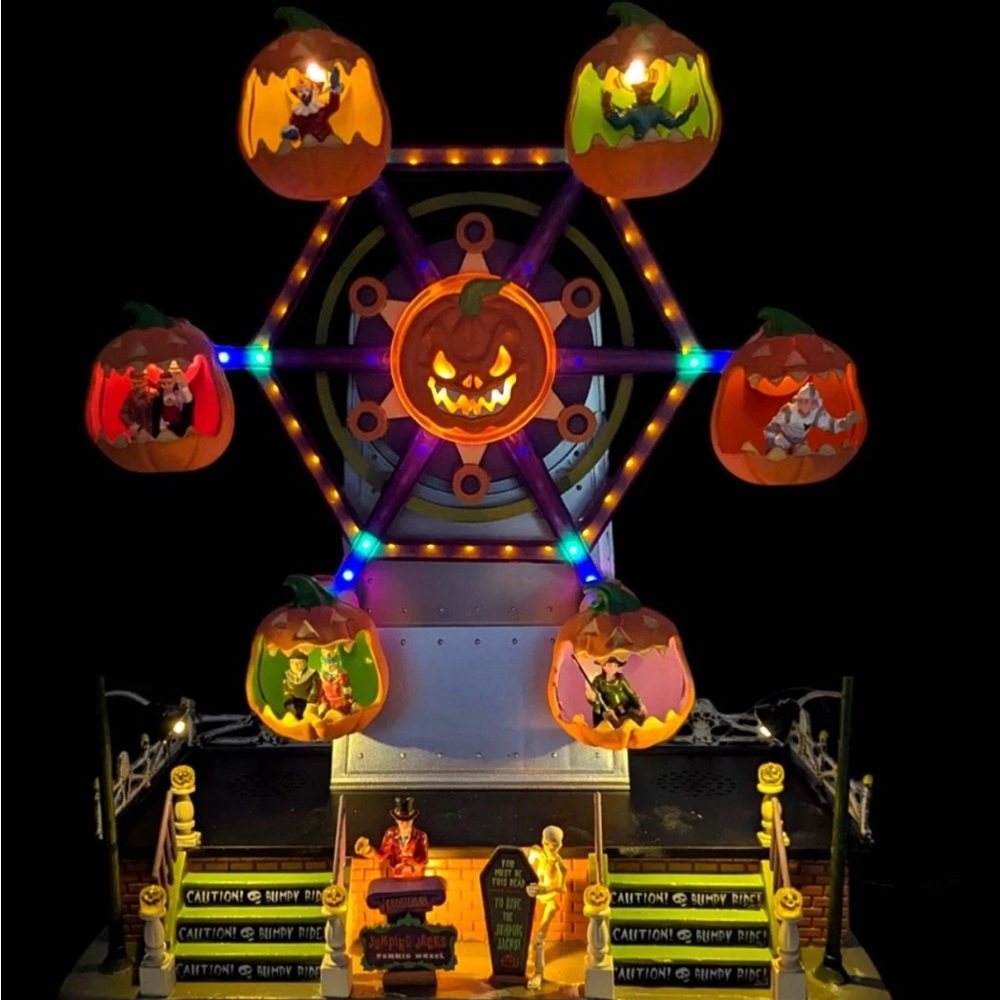 Halloween Pumpkin Ferris Wheel Decoration